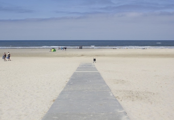 De strandpaviljoens zijn nog open op Texel